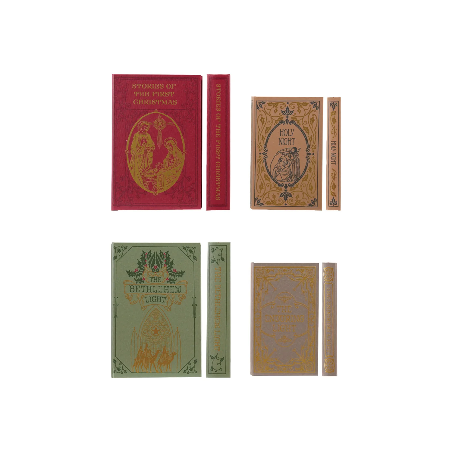 Traditional Vintage Christmas Book Storage Box User-Friendly