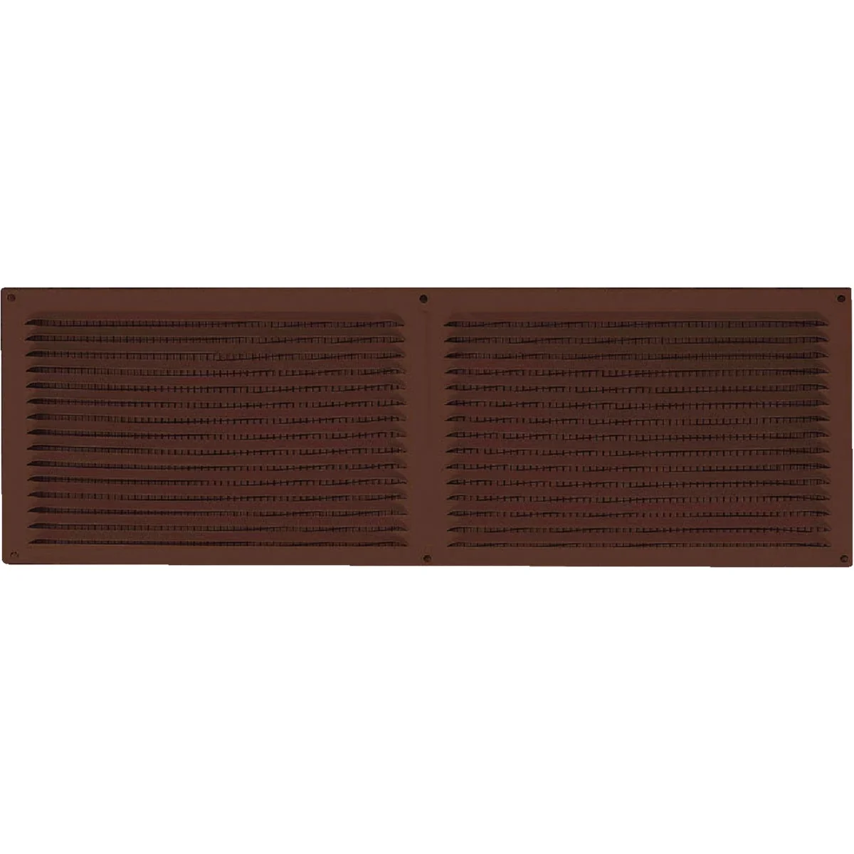 Traditional NorWesco 16 In. x 6 In. Brown Galvanized Soffit Ventilator User-Friendly
