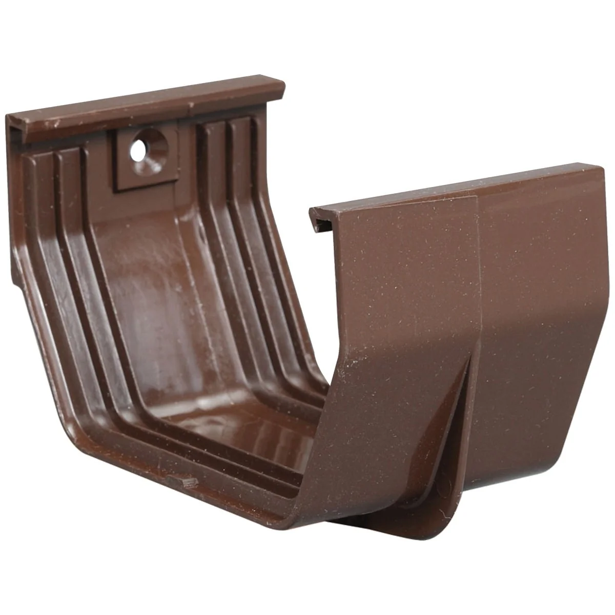 Unique Amerimax 5 In. Contemporary Brown Vinyl Gutter Slip Joint Connector Traditional