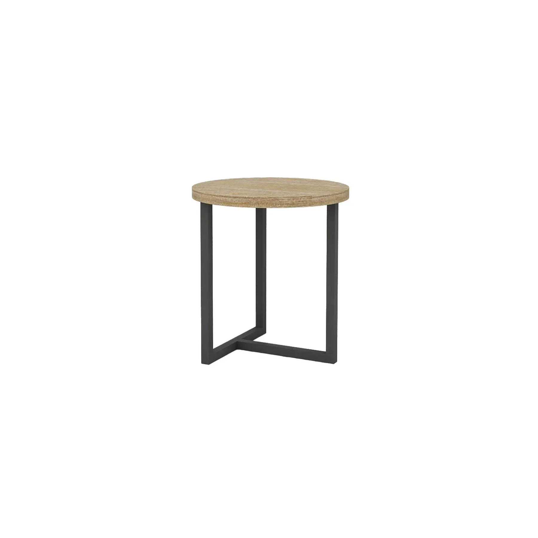 Traditional Irondale Round Side Table Minimalist