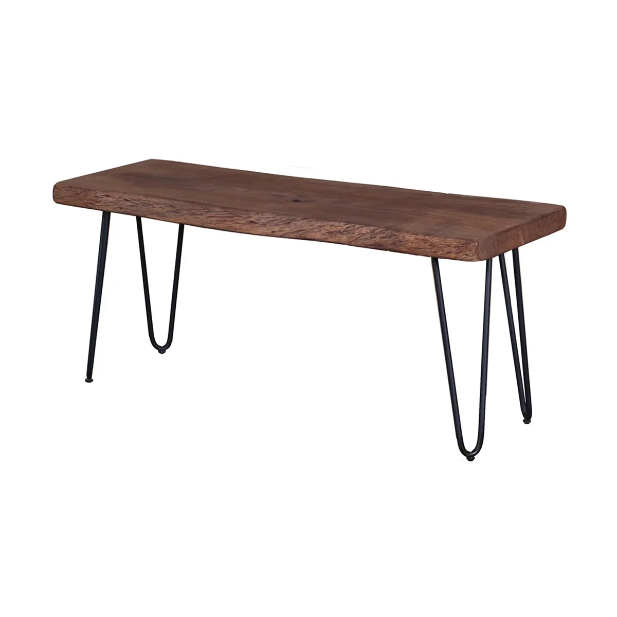 Relaxed Organic Bench – Matte Brown Smooth