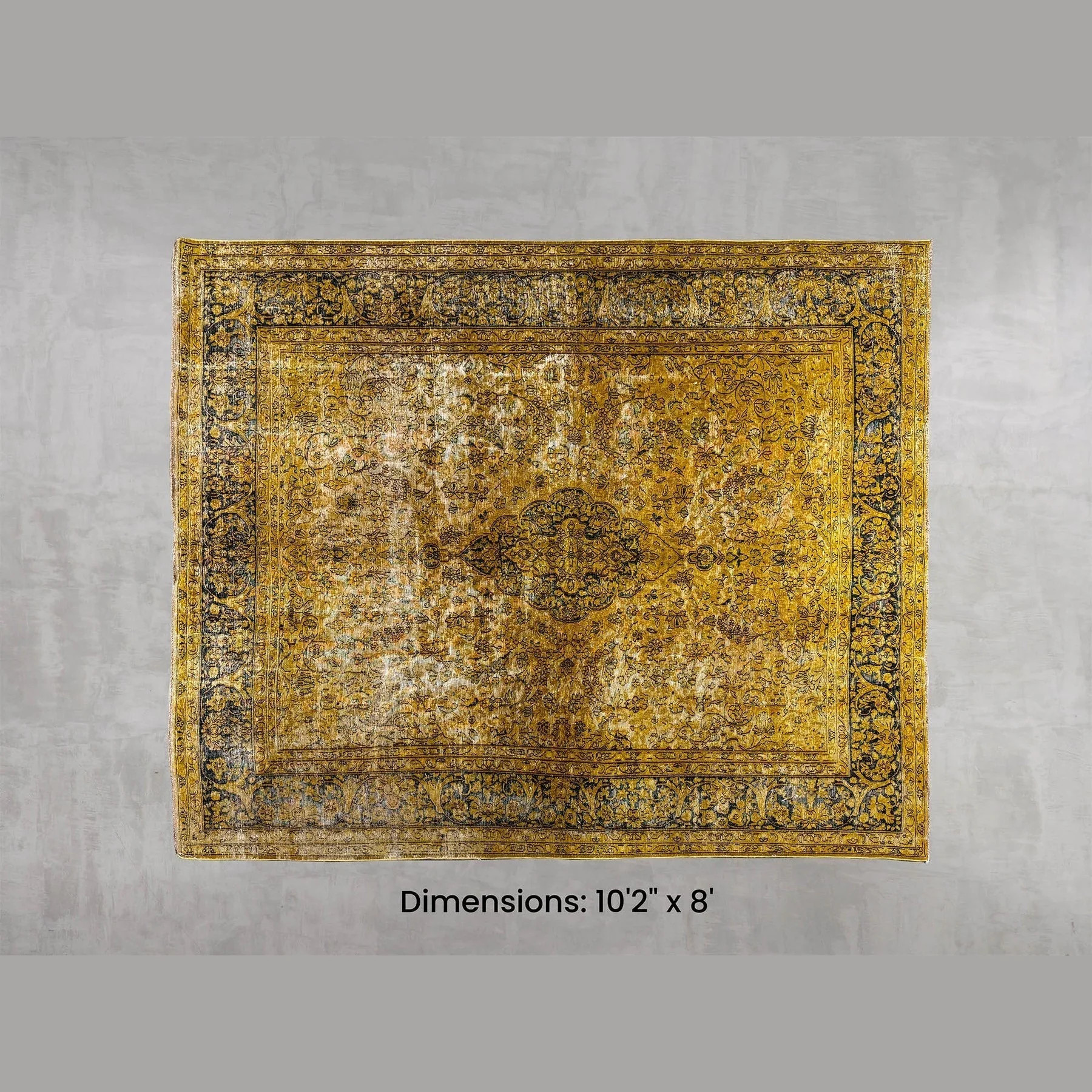 Artisan Namaste Rug – Gold 10’2 x 8′ Contemporary
