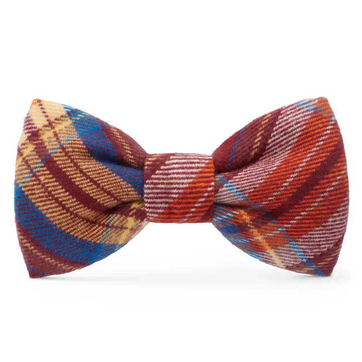 Reliable Marlow Plaid Flannel Dog Bow Healthy