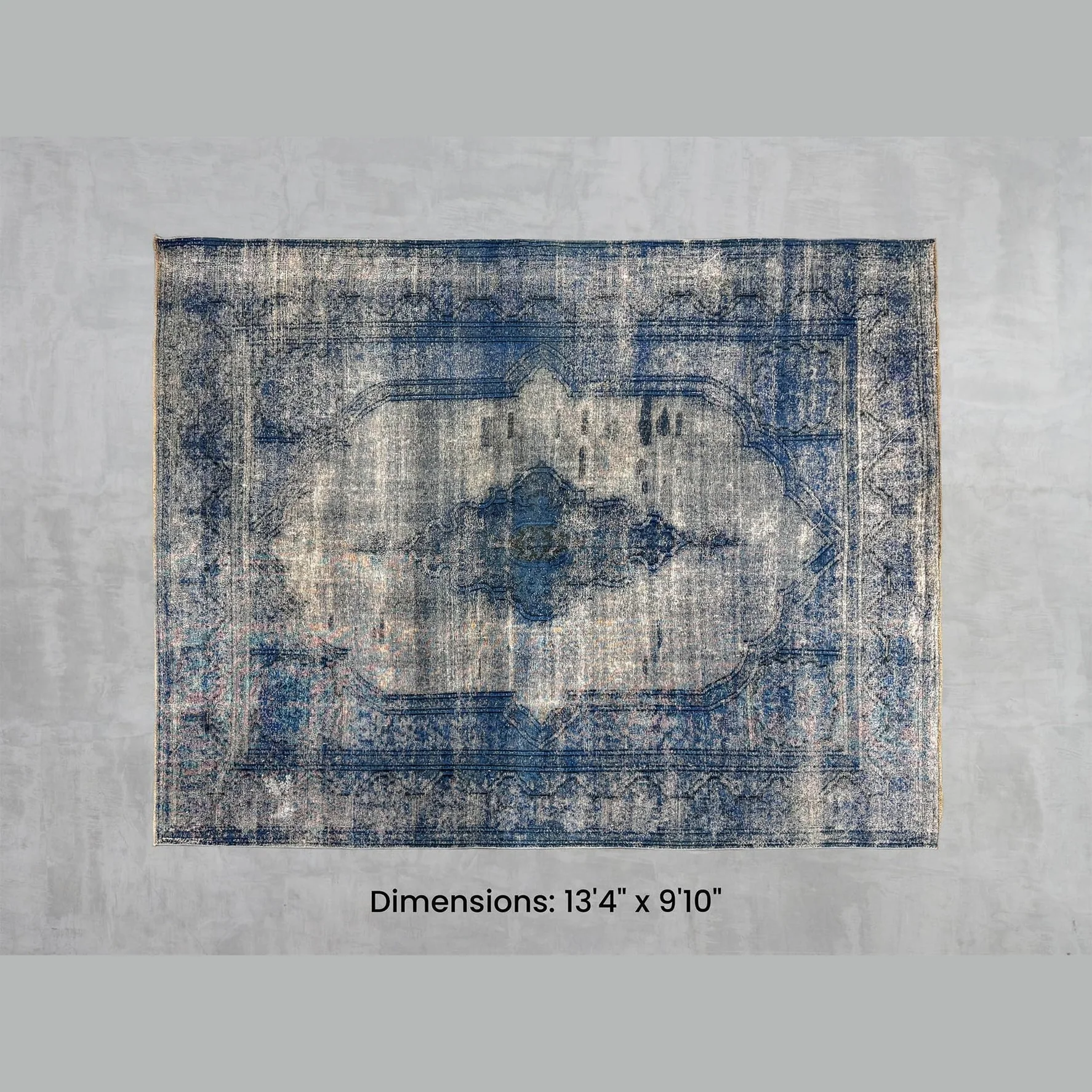 Authentic Namaste Rug – Blue 13’4 x 9’10 High-Grade