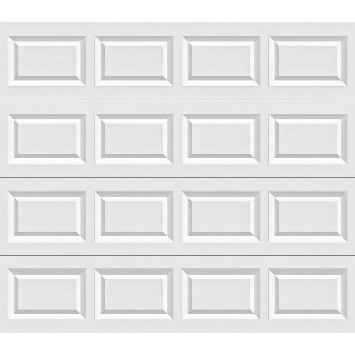 Flexible Holmes Bronze Series 8 Ft. W x 7 Ft. H White Steel Garage Door w Extension Springs Authentic