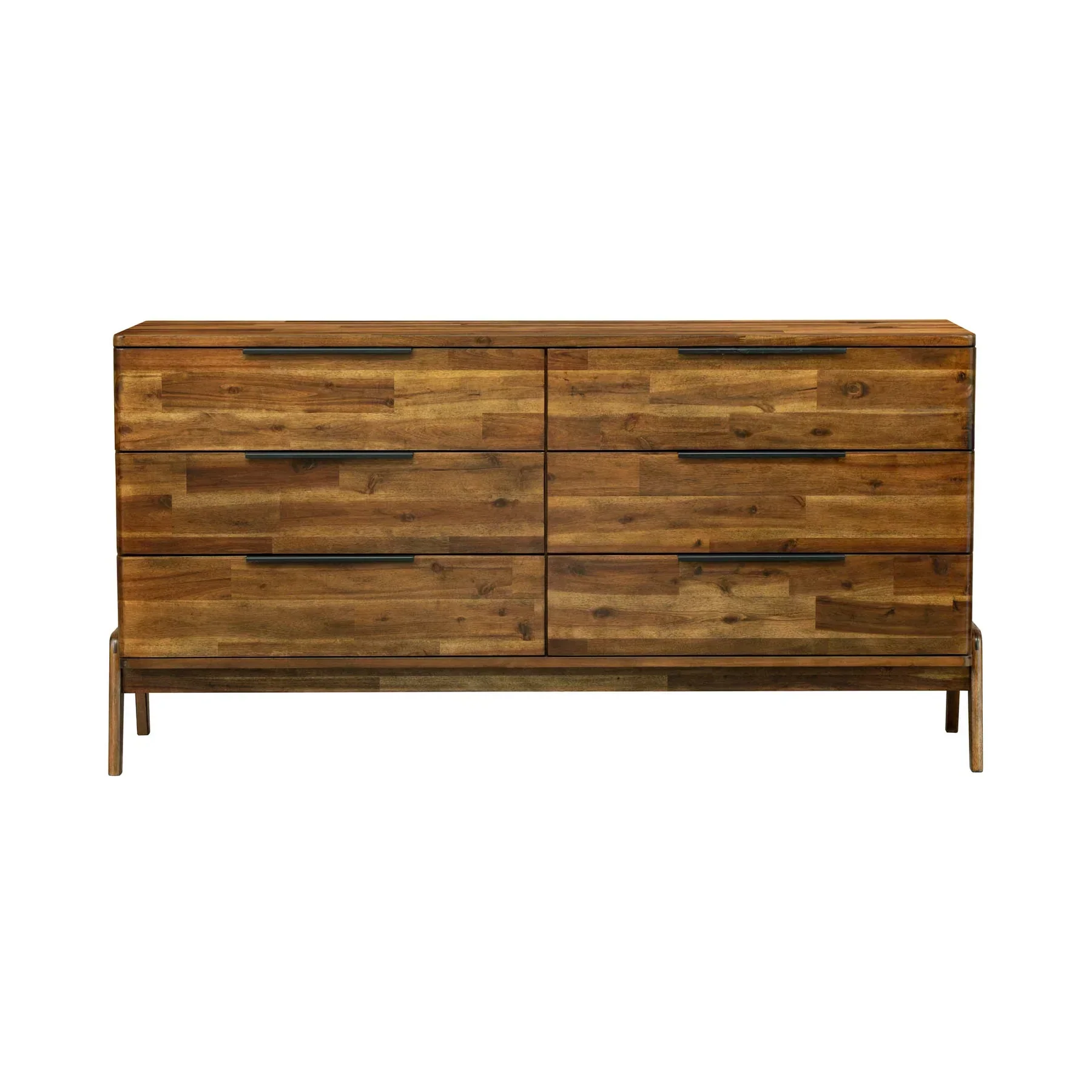 Traditional Remix 6 Drawer Dresser Refined