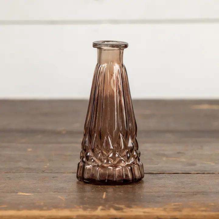 Trusted Vintage Amber Glass Bud Vase Assorted Responsible