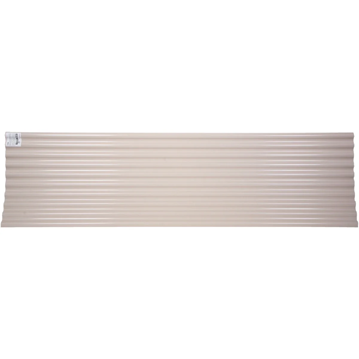 Premium Material Tuftex Seacoaster 26 In. x 8 Ft. Opaque Tan Round Wave Vinyl Corrugated Panels High-End