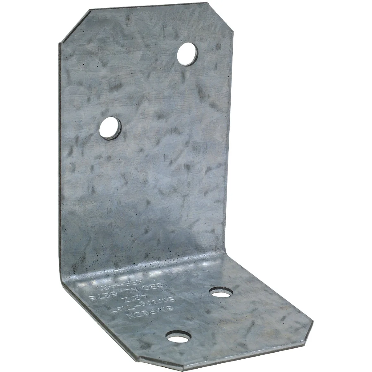 Genuine Simpson Strong-Tie ZMax 2 In. x 1-1 2 In. x 1-3 8 In. Galvanized Steel 18 ga Reinforcing Angle Effective