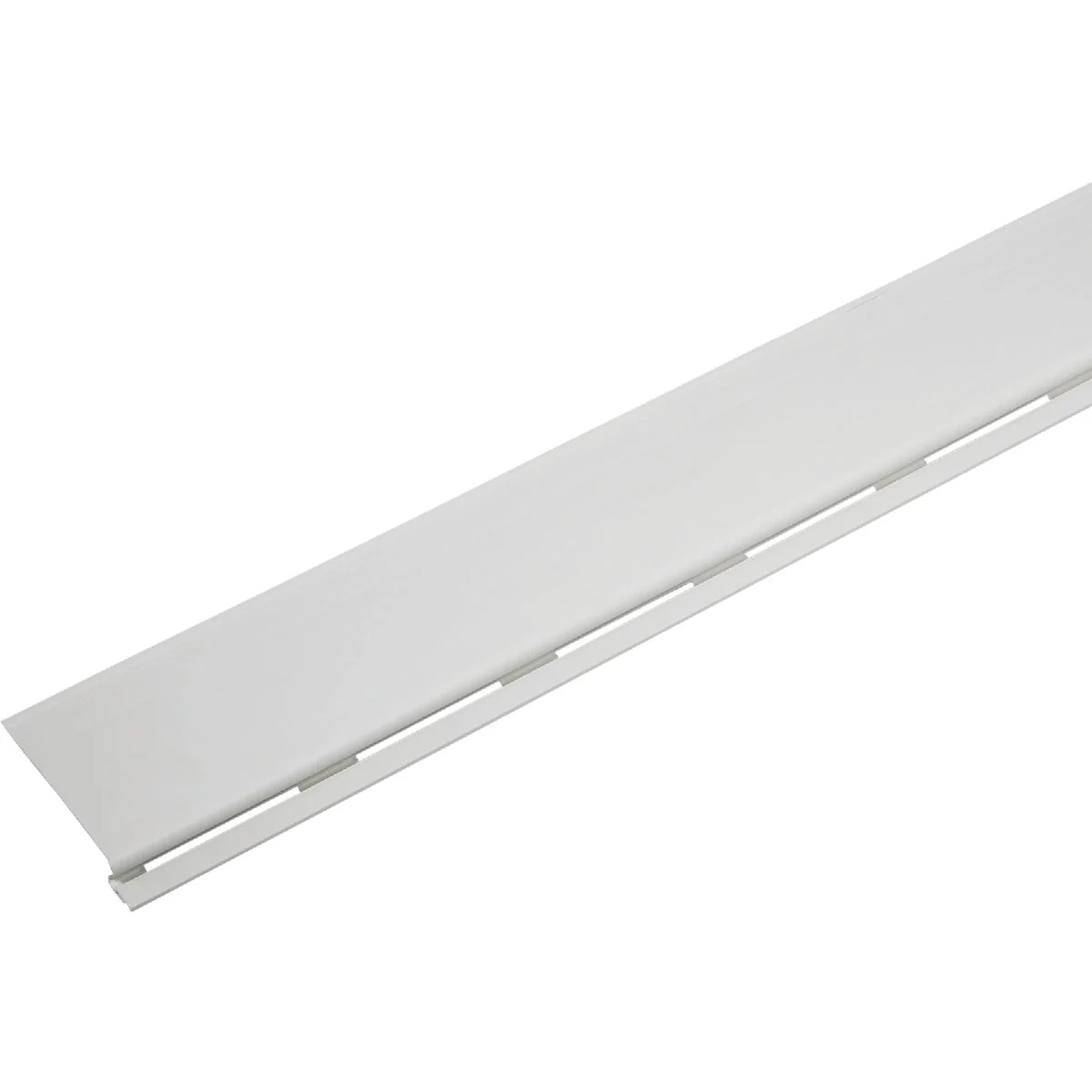 Crafted Amerimax 6-1 2 In. x 4 Ft. White PVC Gutter Cover Advanced