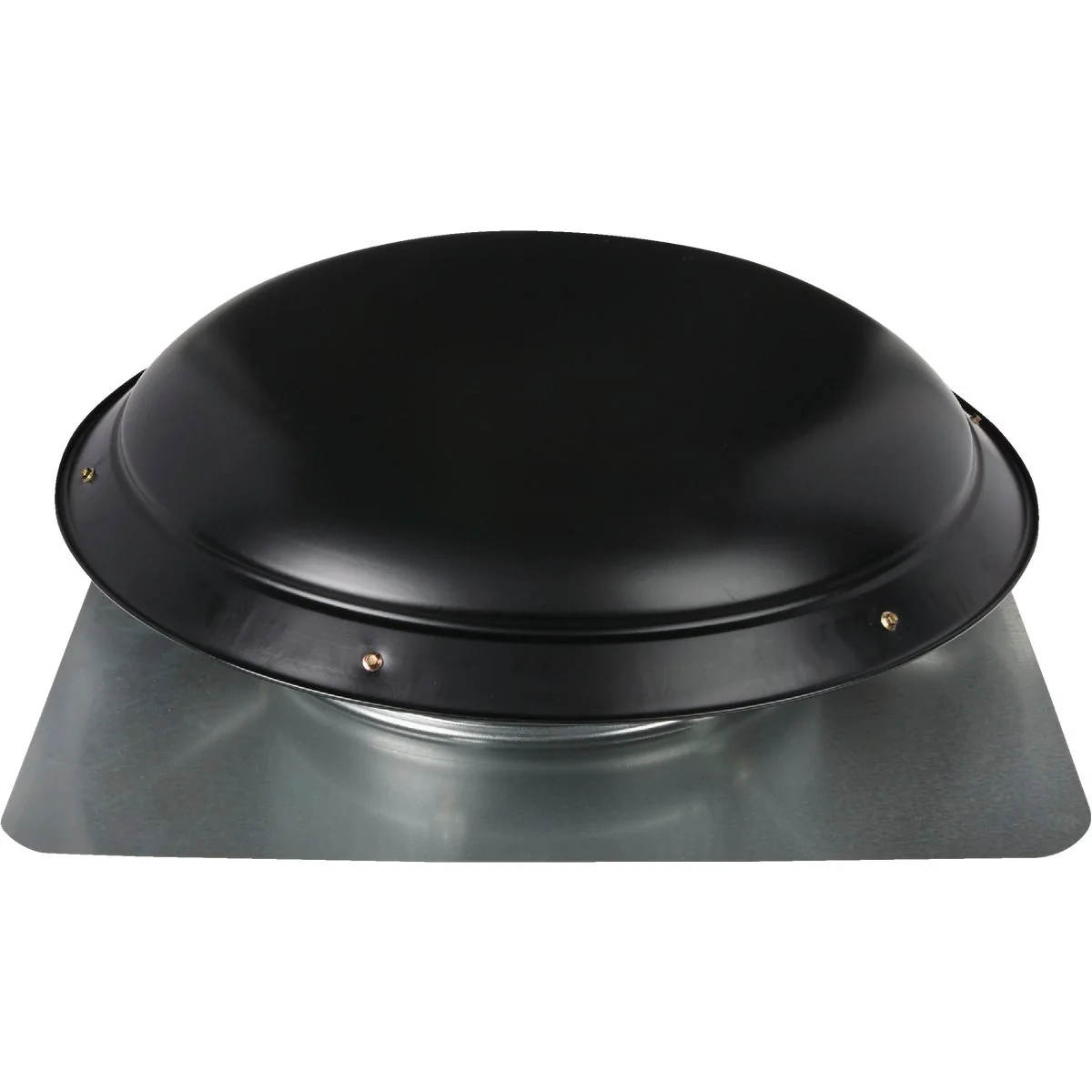 Fine Ventamatic 1080 CFM Galvanized Steel Power Roof Mount Attic Vent Black Natural
