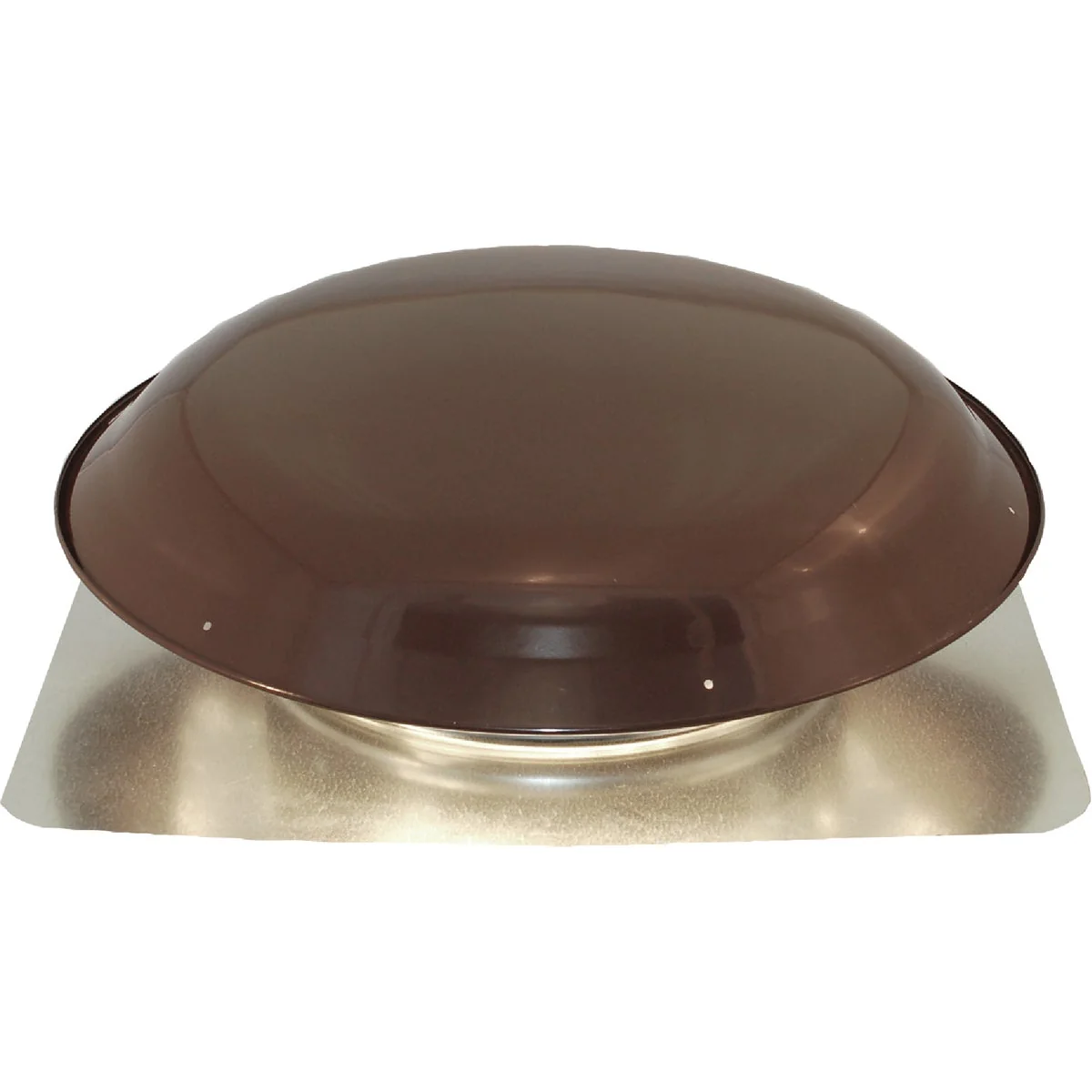 Certified Ventamatic 1400 CFM Galvanized Steel Energy Efficient Power Roof Mount Attic Vent Brown Flexible