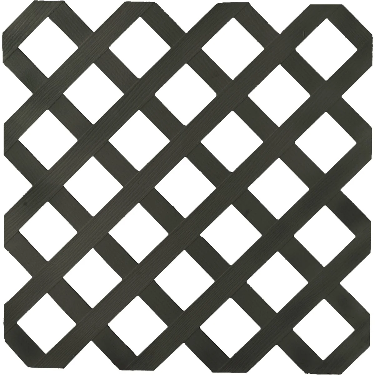 Official Dimensions 4 Ft. W x 8 Ft. L x 1 8 In. Thick Black Vinyl Lattice Panel Functional