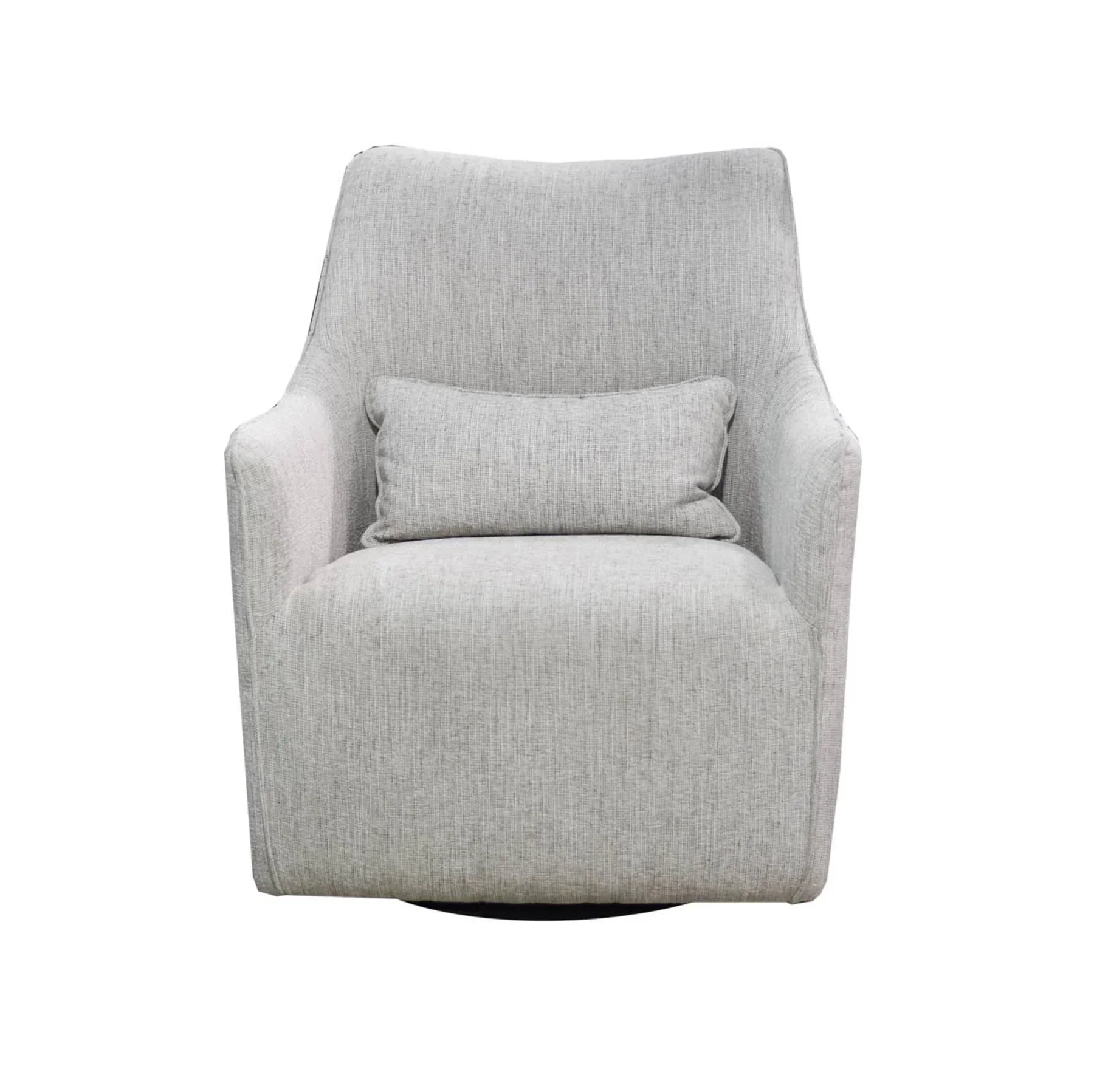 Fine Crafted Lilith Swivel Chair – Woven Linen Expertly Made