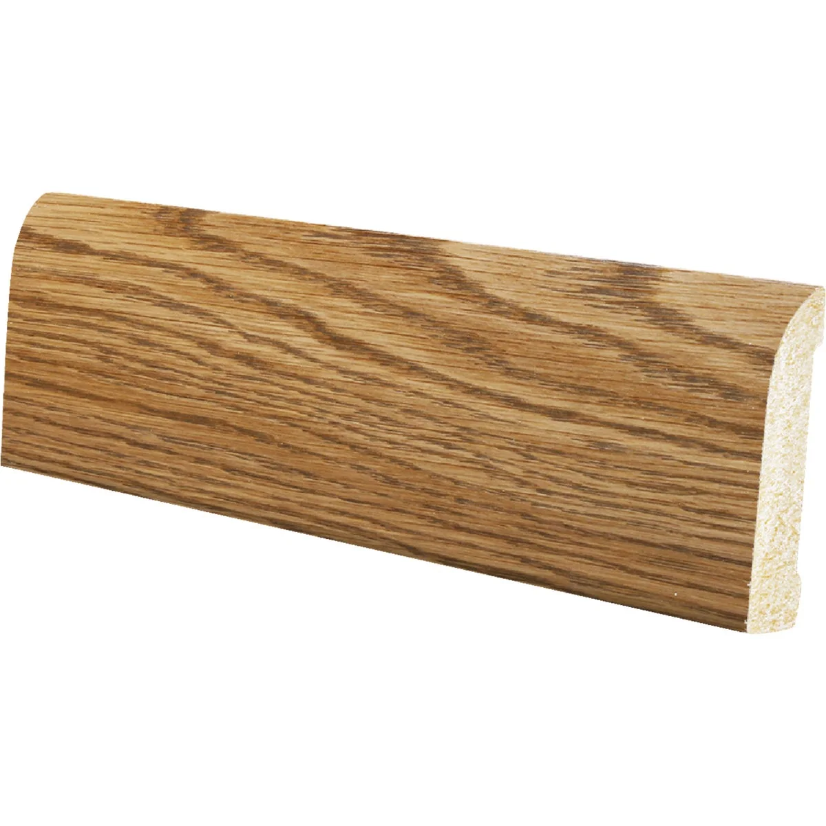 First-Class Inteplast Building Products 7 16 In. W. x 3-3 16 In. H. x 8 Ft. L. Ultra Oak Polystyrene Ranch Base Molding Natural
