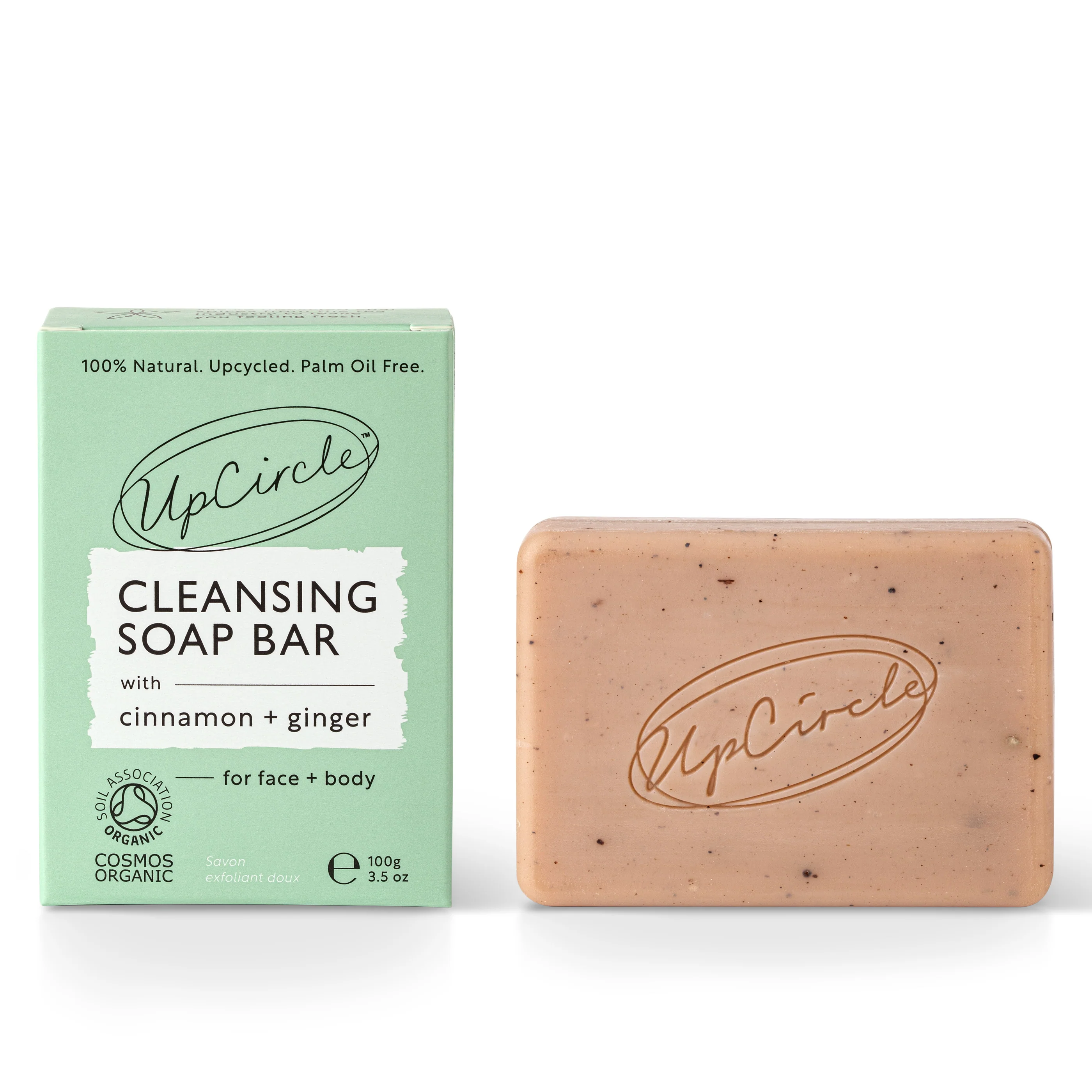 Efficient UpCircle Cleansing Soap Bar with Cinnamon Ginger Excellent