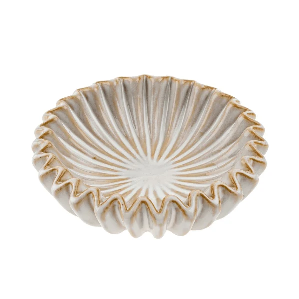 Powerful Fluted Ceramic Catchall L Reliable