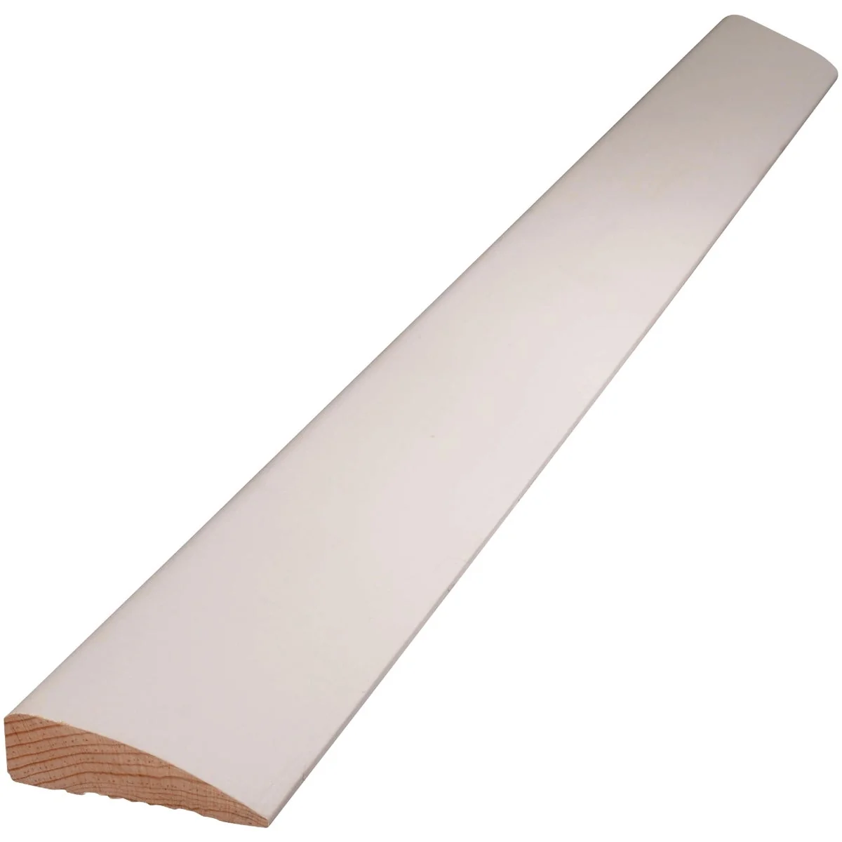 Organic Alexandria Moulding 11 16 In. W. x 2-1 4 In. H. x 7 Ft. L. White Finger Joint Pine Ranch Casing Detailed