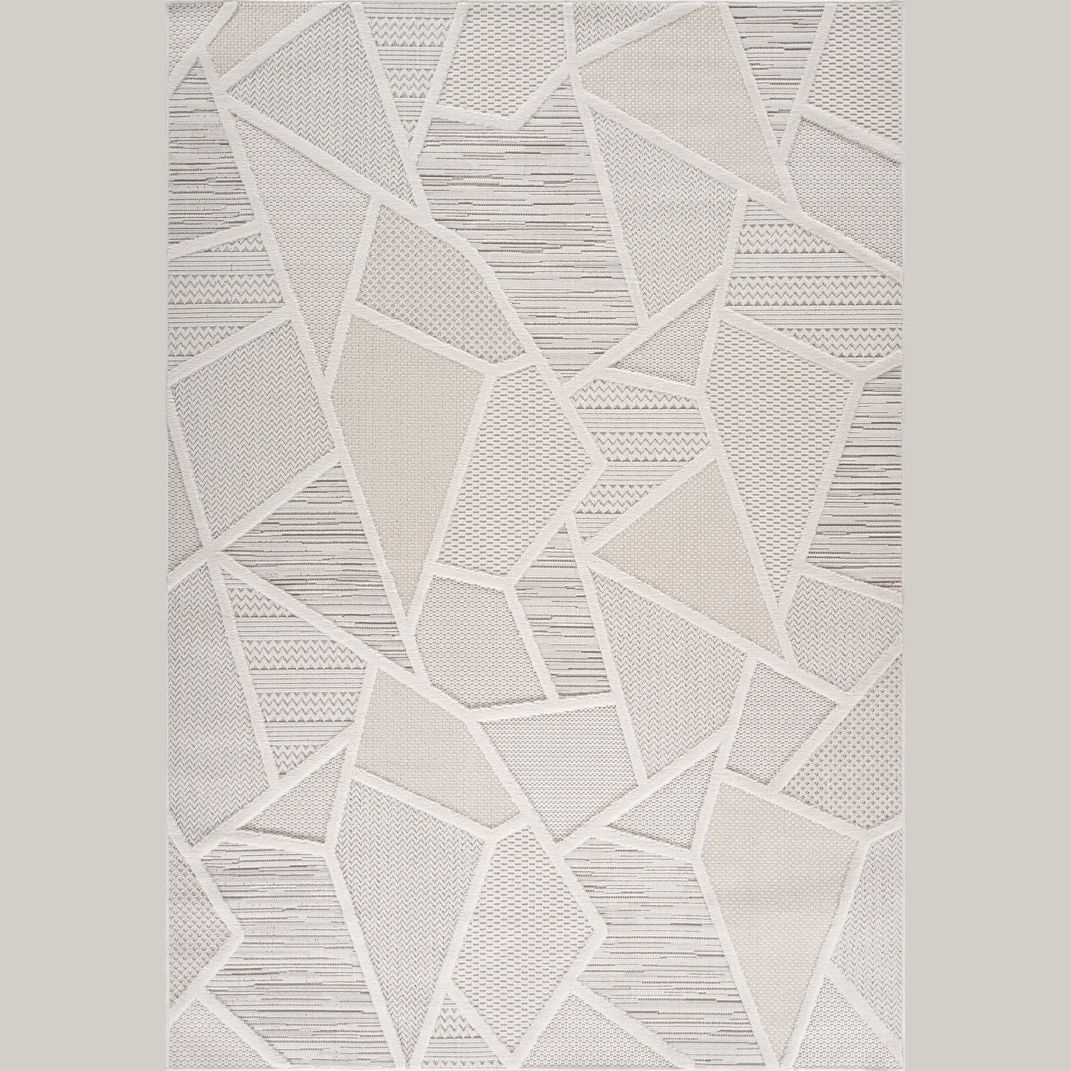 Stylish Marrakech Modern Cream Rug – 5×8 High-End