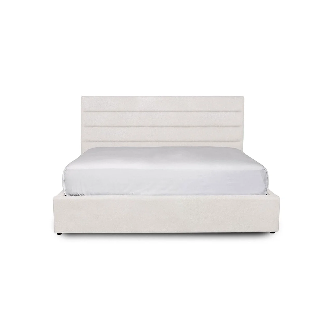 Carefully Designed Justin Double Storage Bed Tall – Cream Durable