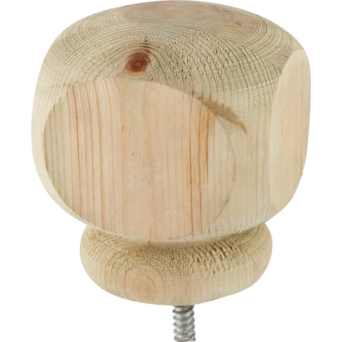 Innovative ProWood 3-1 2 In. x 3-1 2 In. Treated Wood Screw-On Contemporary Post Cap Secure