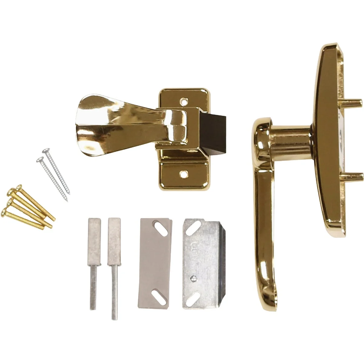 Quality Larson Georgian Brass Lever Storm Door Latch Original