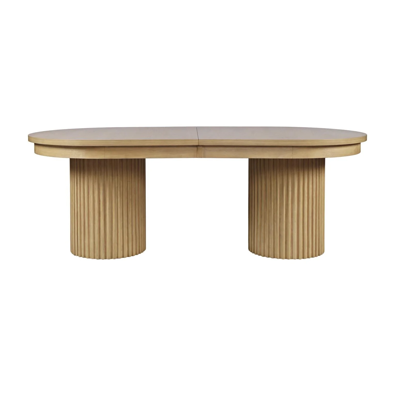Genuine Nord 101 Double Pedestal Dining Table – Natural Oak Finish Organic