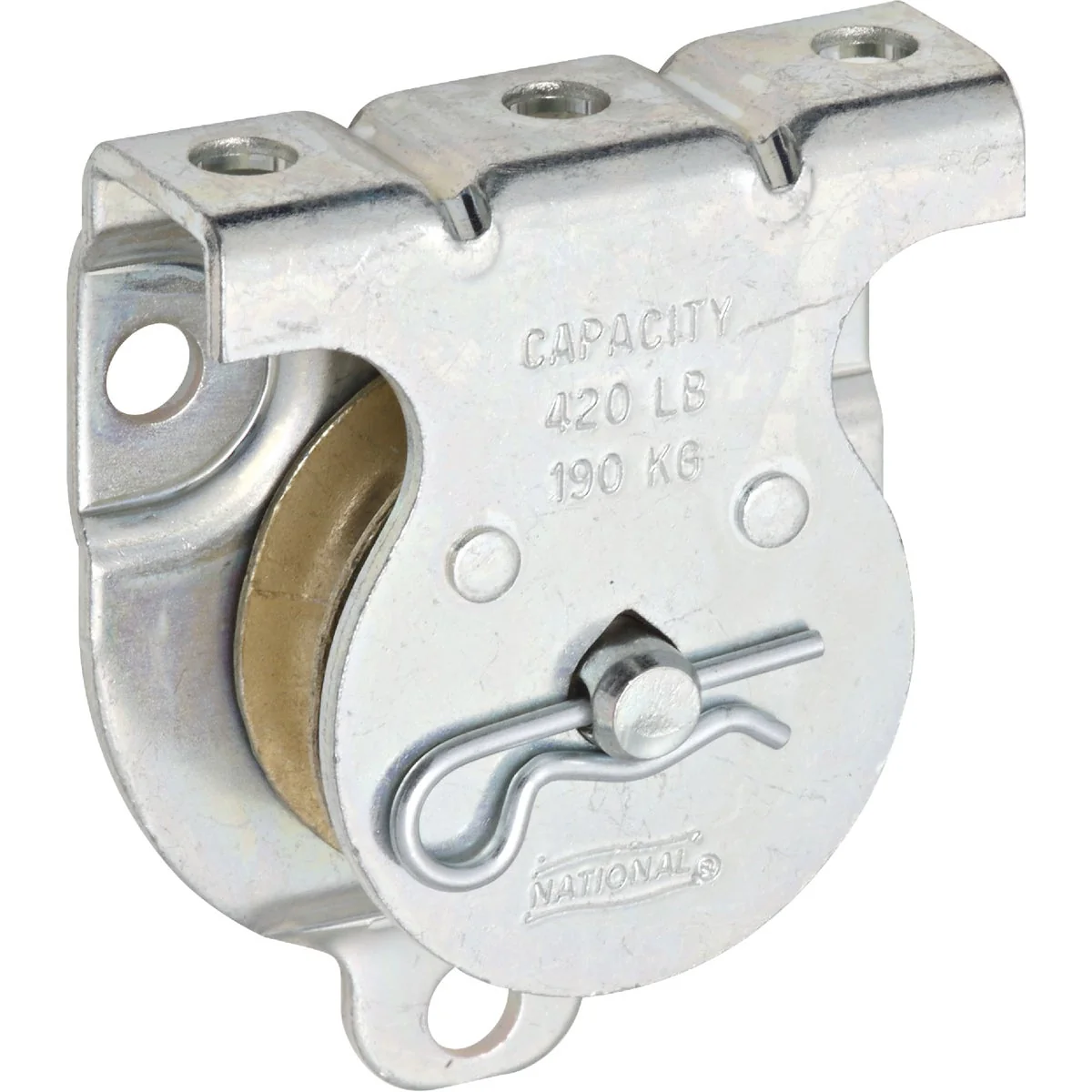 High-Grade National 1-1 2 In. O.D. Single Wall Ceiling Mount Rope Pulley Premium Material