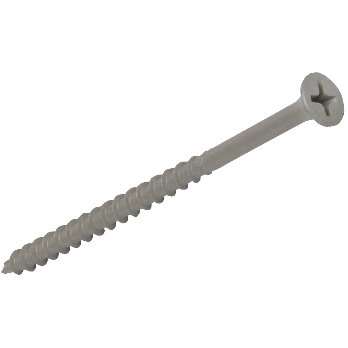 Luxury Grip-Rite PrimeGuard Standard 8 x 2-1 2 In. Phillips Gray Wood Deck Screw 1825 Ct. Pail User-Friendly