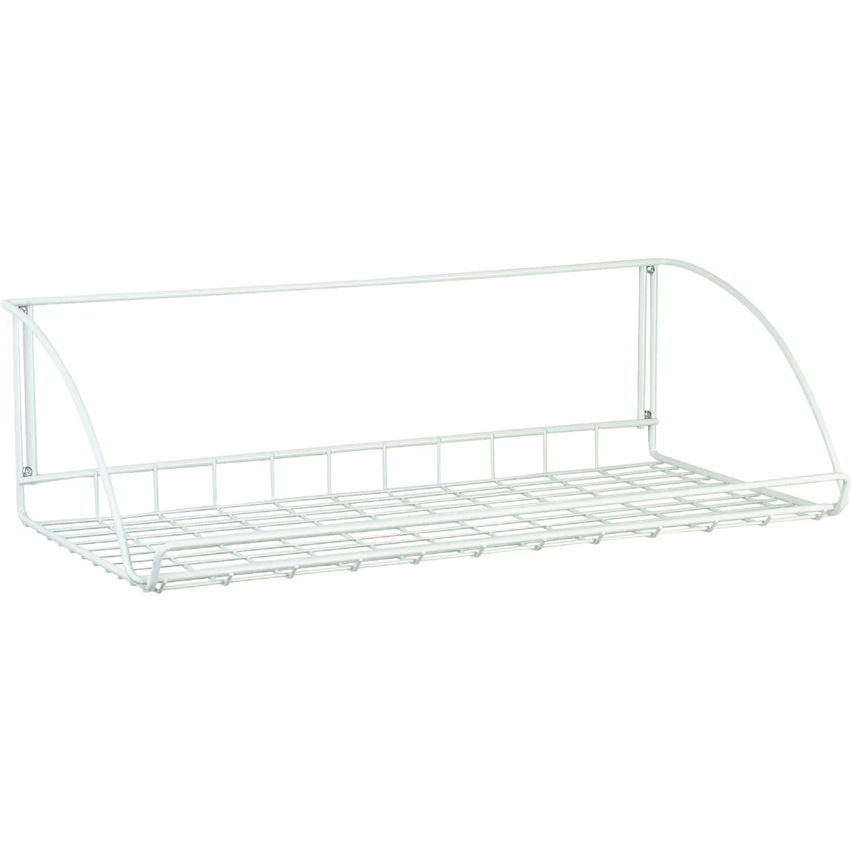High-Quality ClosetMaid 18 In. W. x 12.25 In. D. Hanging Laundry Ventilated Shelf Kit White Proven