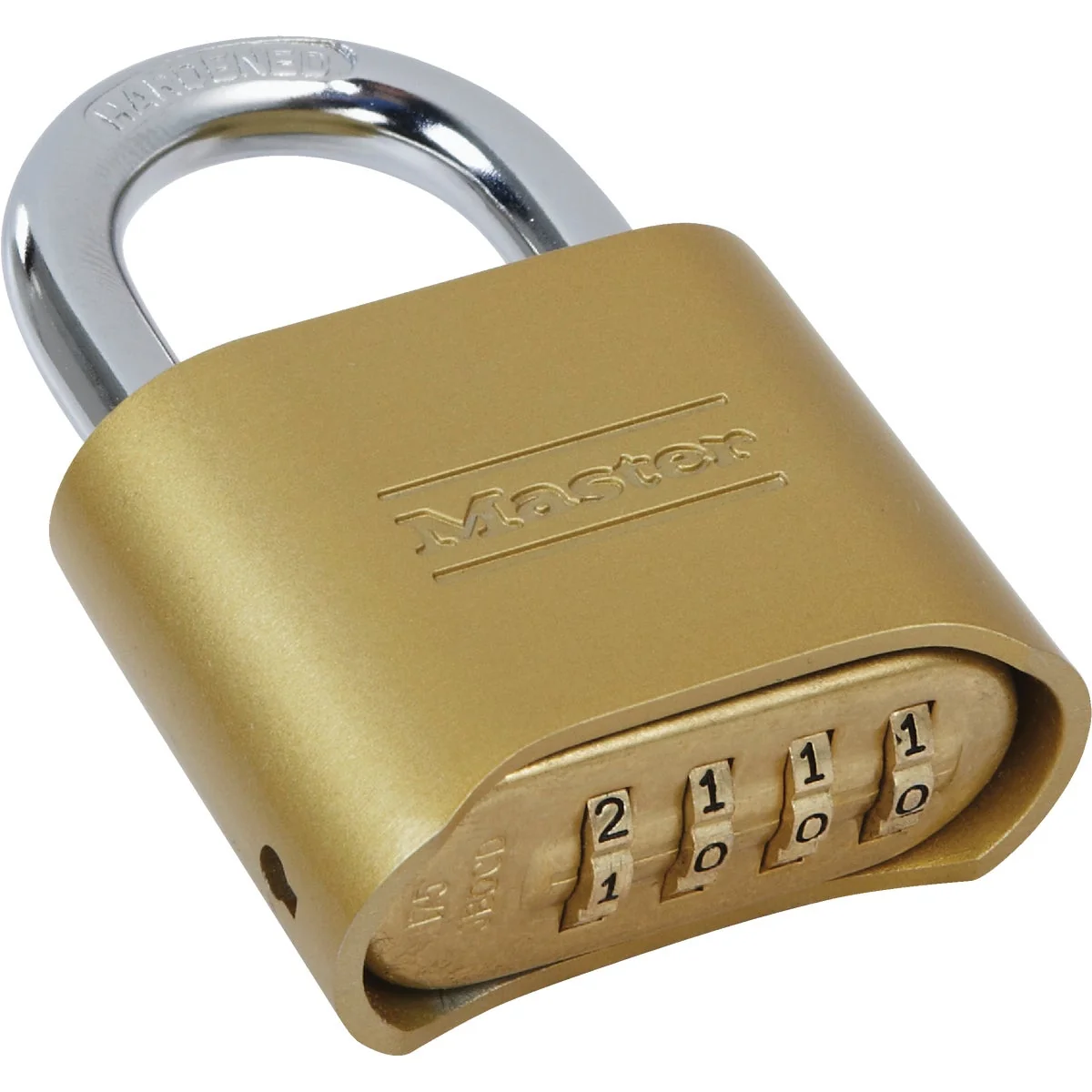 World-Class Master Lock 2 In. Zinc Die-Cast Copper Color Tamper Resistant Combination Lock Consistent