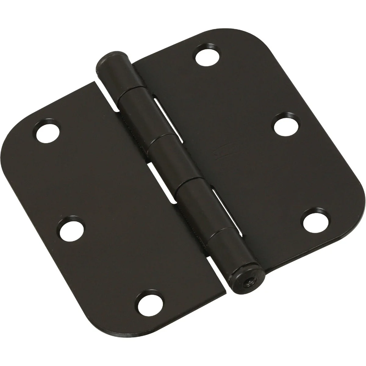 Superior 3-1 2 In. x 5 8 In. Radius Oil Rubbed Bronze Door Hinge 3-Pack Detailed