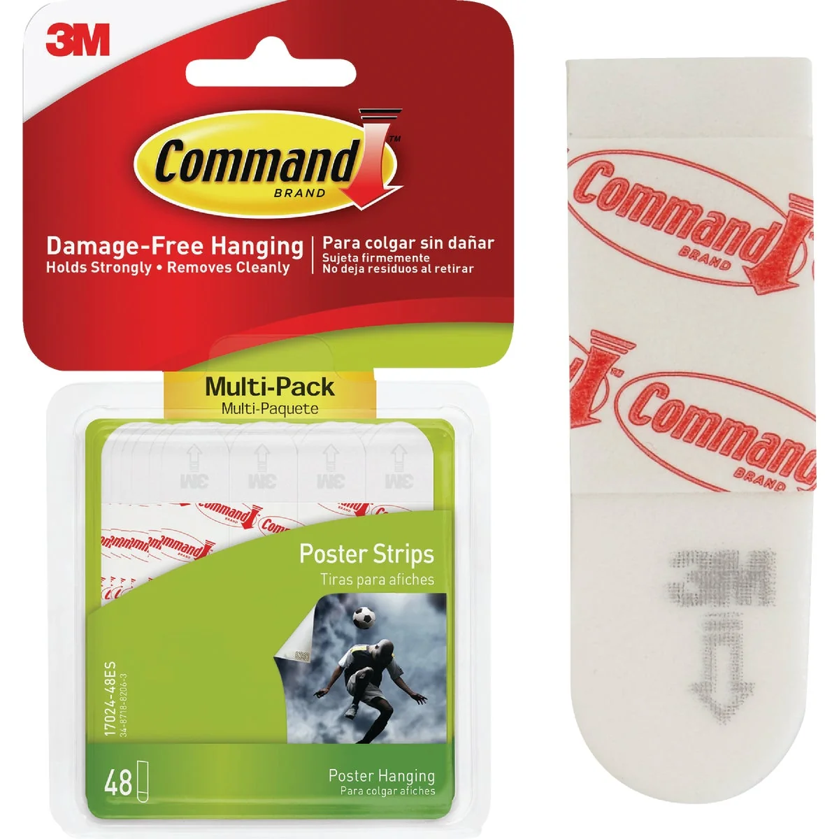 First-Class 3M Command Assorted Poster Hanging Strips Value Pack Stylish