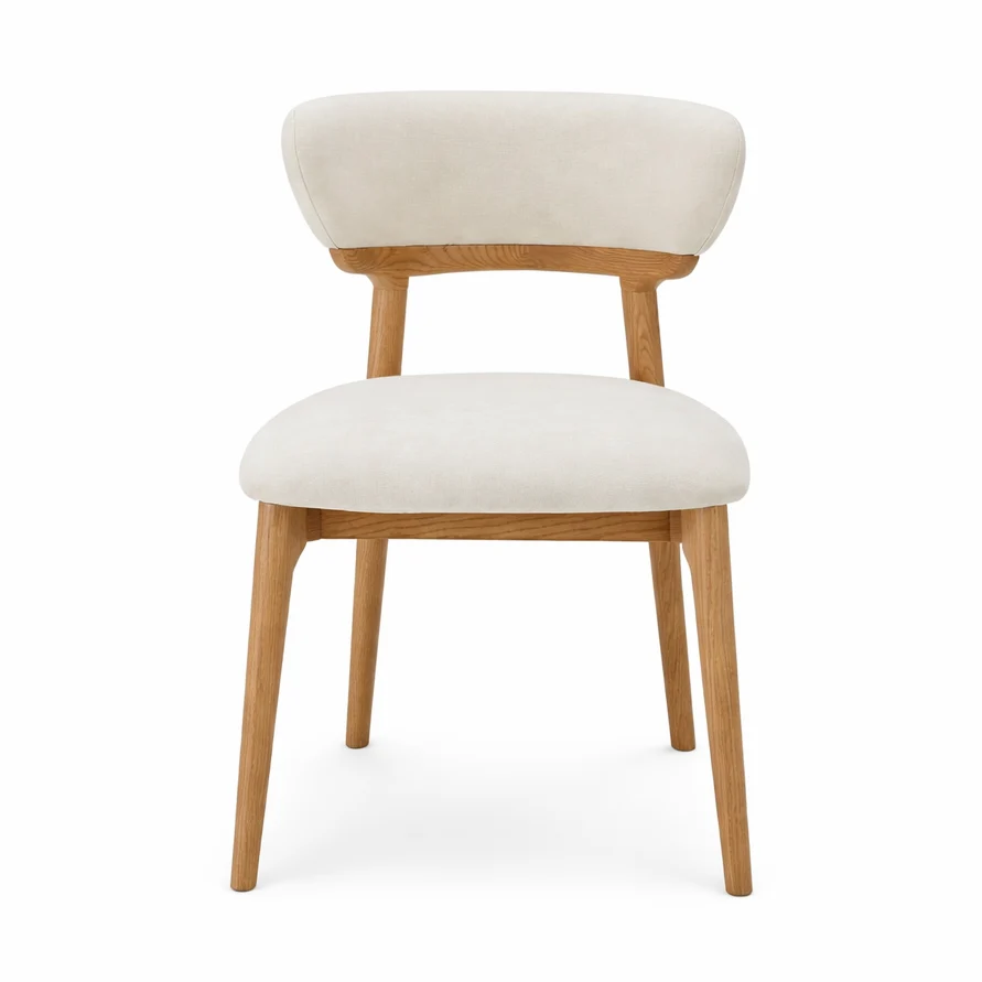 Carefully Designed Danny Solid Oak Wood Dining Chair Unique