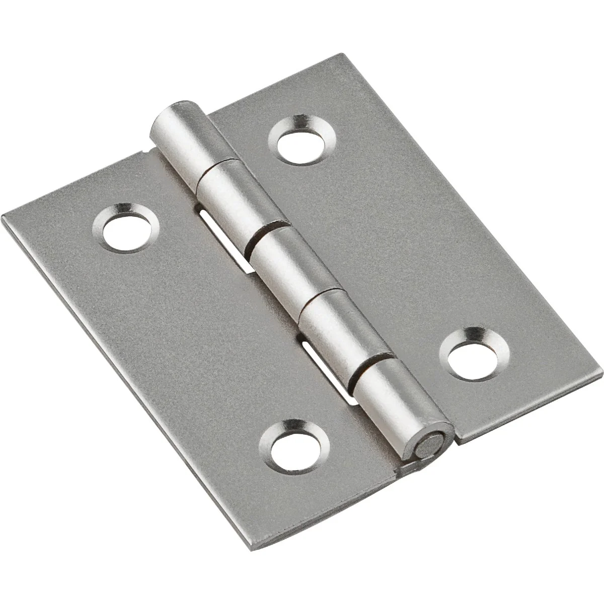 Soft National 1-1 2 In. x 1-1 4 In. Satin Nickel Broad Hinge 2-Pack Enhanced