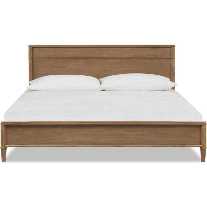 Lennox Solid Wood Platform Bed inClaystone Sophisticated