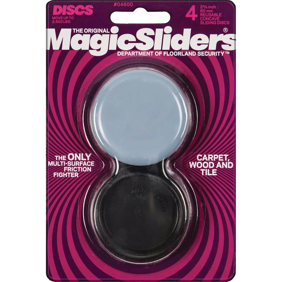 User-Friendly Sliders 2-3 8 In. Concave Round Furniture Glide 4-Pack Stylish