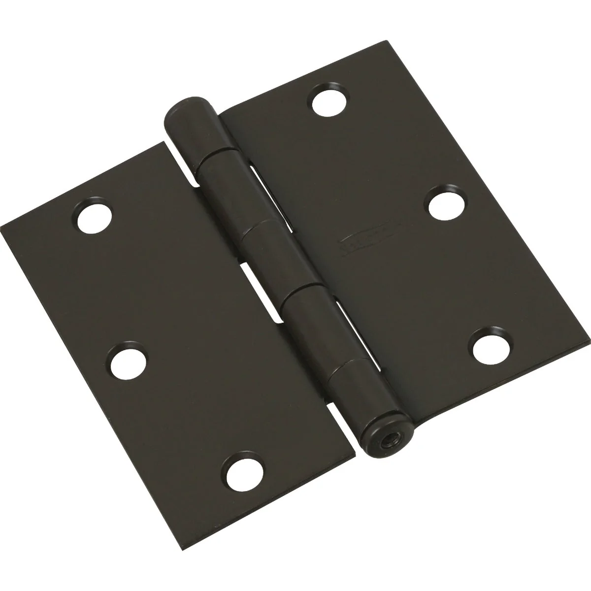 Prestigious National 3 In. Oil Rubbed Bronze Square Door Hinge Solid