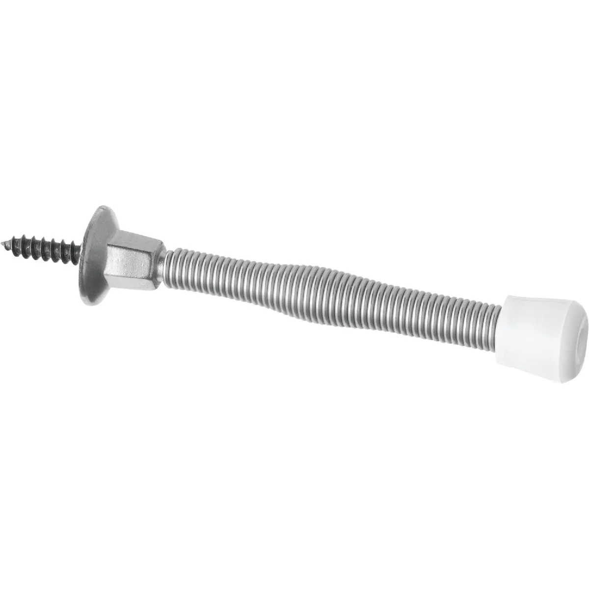 Powerful National 1410 Satin Nickel Spring Door Stop Contemporary
