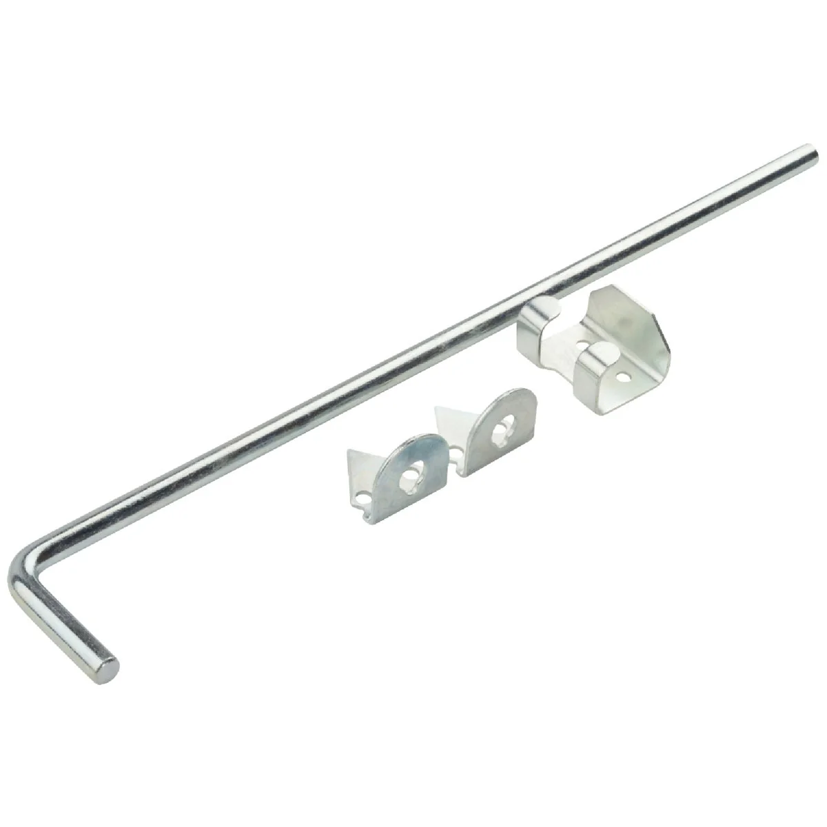 Authentic National 1 2 In. X 18 In. Zinc Plated Steel Cane Bolt Fast