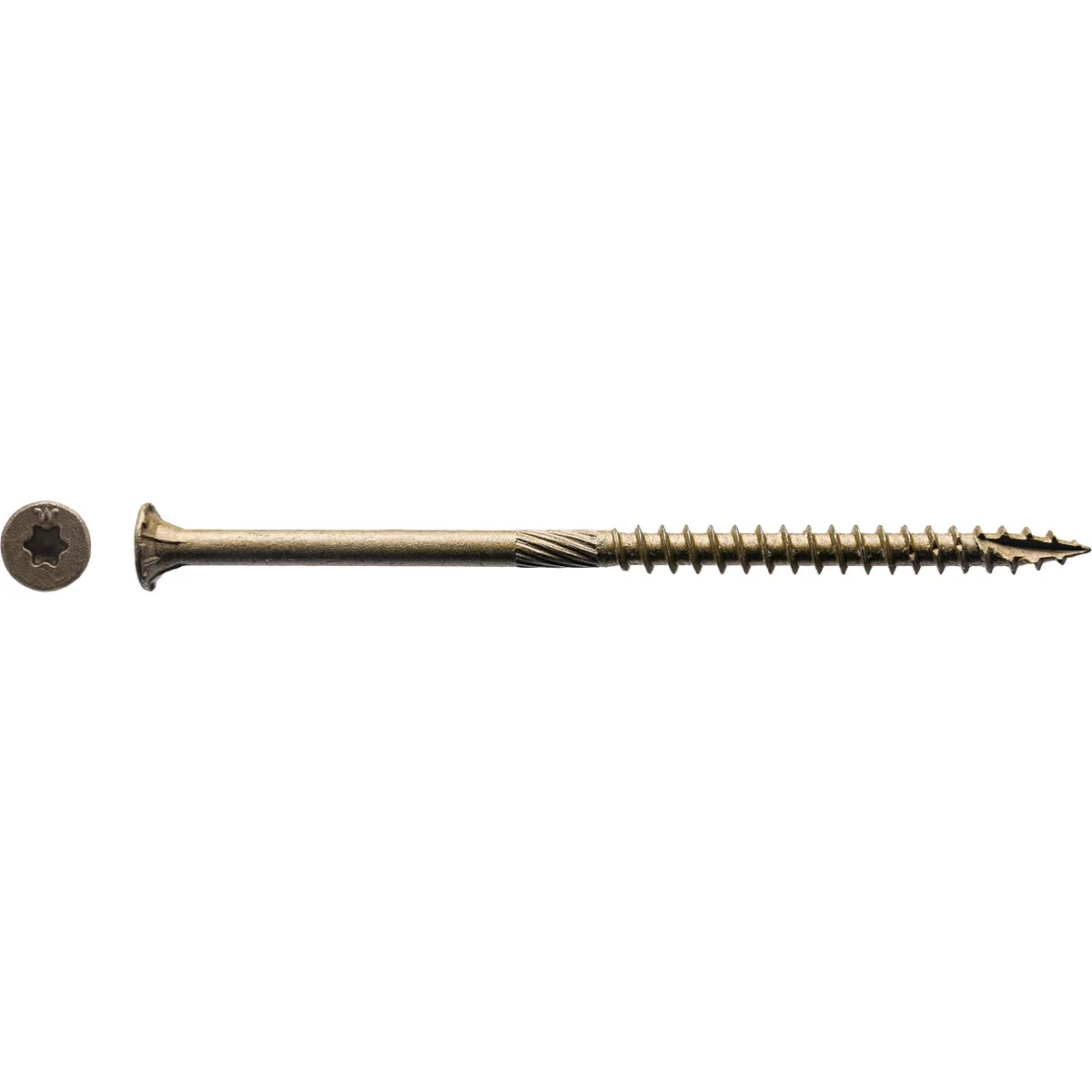 Trusted Big Timber 10 x 4 In. Bronze Flat Head Wood Screw 240 Ct. 5 Lb. Specialty