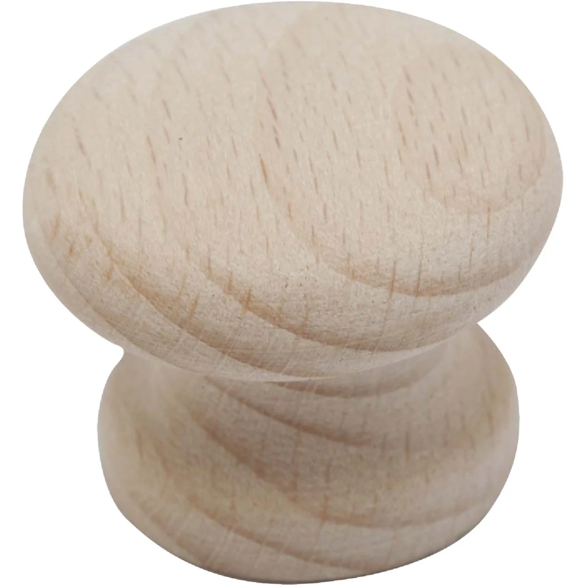 Practical Do it Wood Hardwood Round 2 In. Cabinet Knob 2-Pack Expertly Made