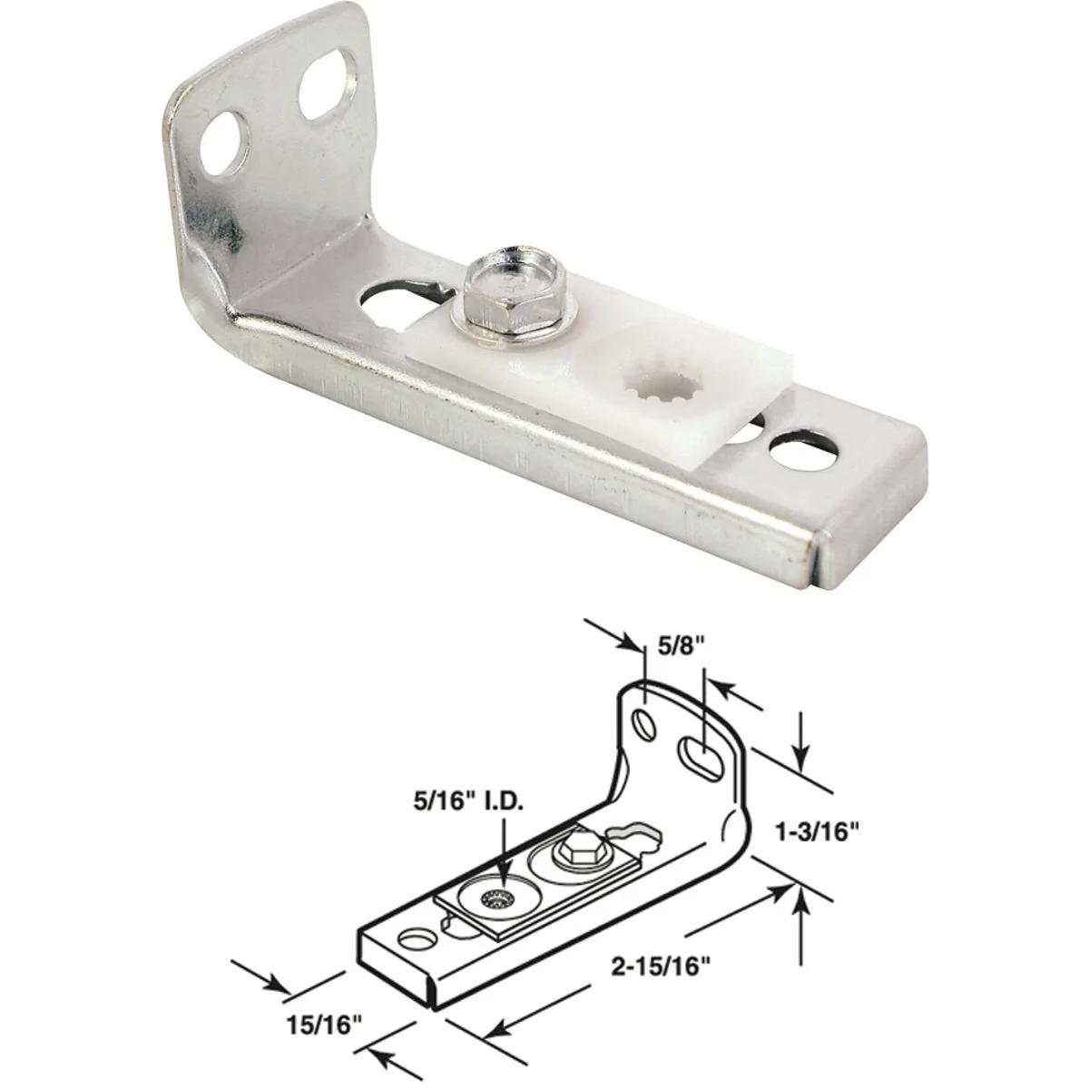 Artisan Prime-Line Bifold Door Bottom Pivot Bracket Enhanced