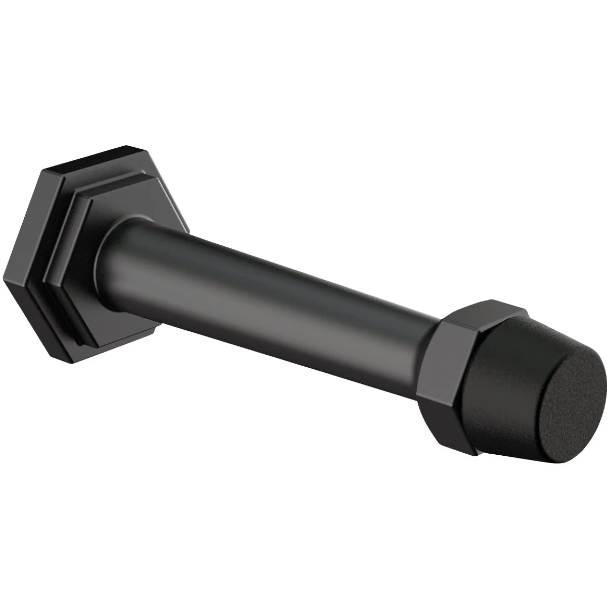 Specialty National Hardware 3 In. Matte Black Powell Door Stop Premium Material