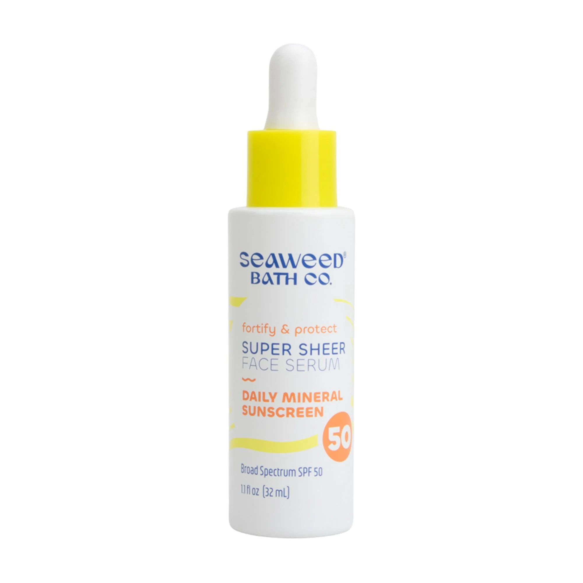 Next-Generation The Seaweed Bath Co Super Sheer Face Serum SPF 50 Sustainable