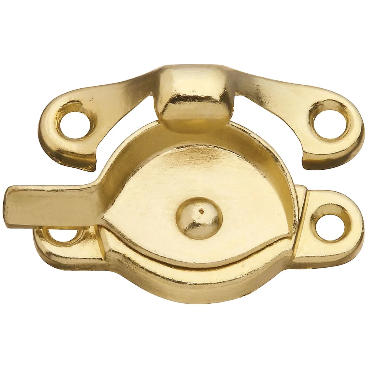 Practical National Brass 7 8 In. Crescent Sash Lock Minimalist
