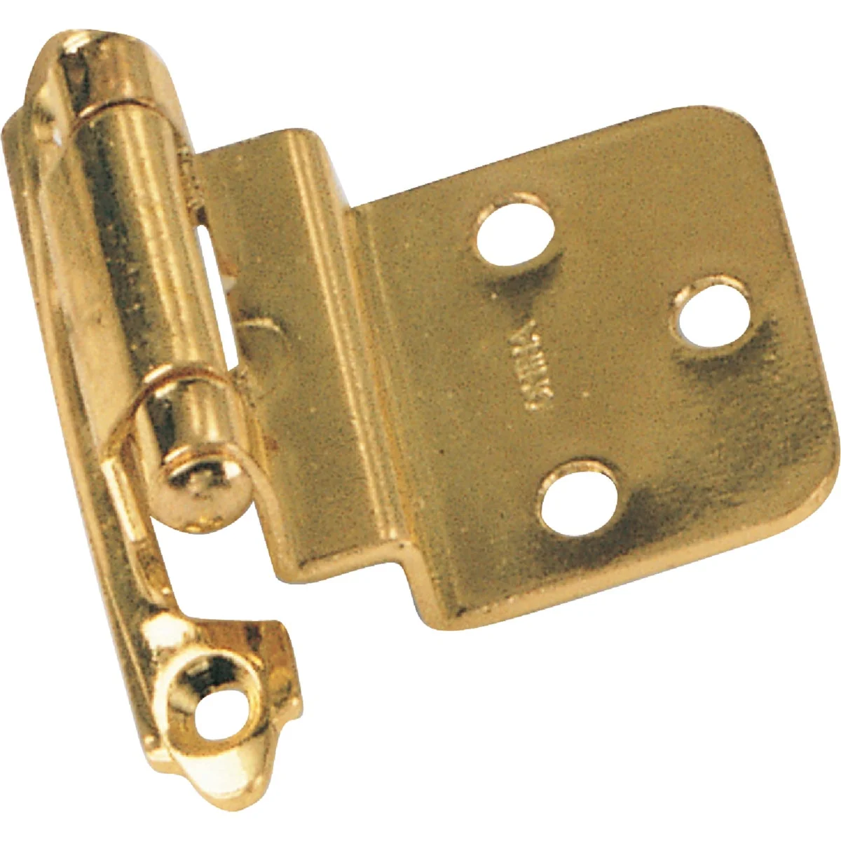 Minimalist Laurey Polished Brass 3 8 In. Self-Closing Inset Hinge 2-Pack Dependable