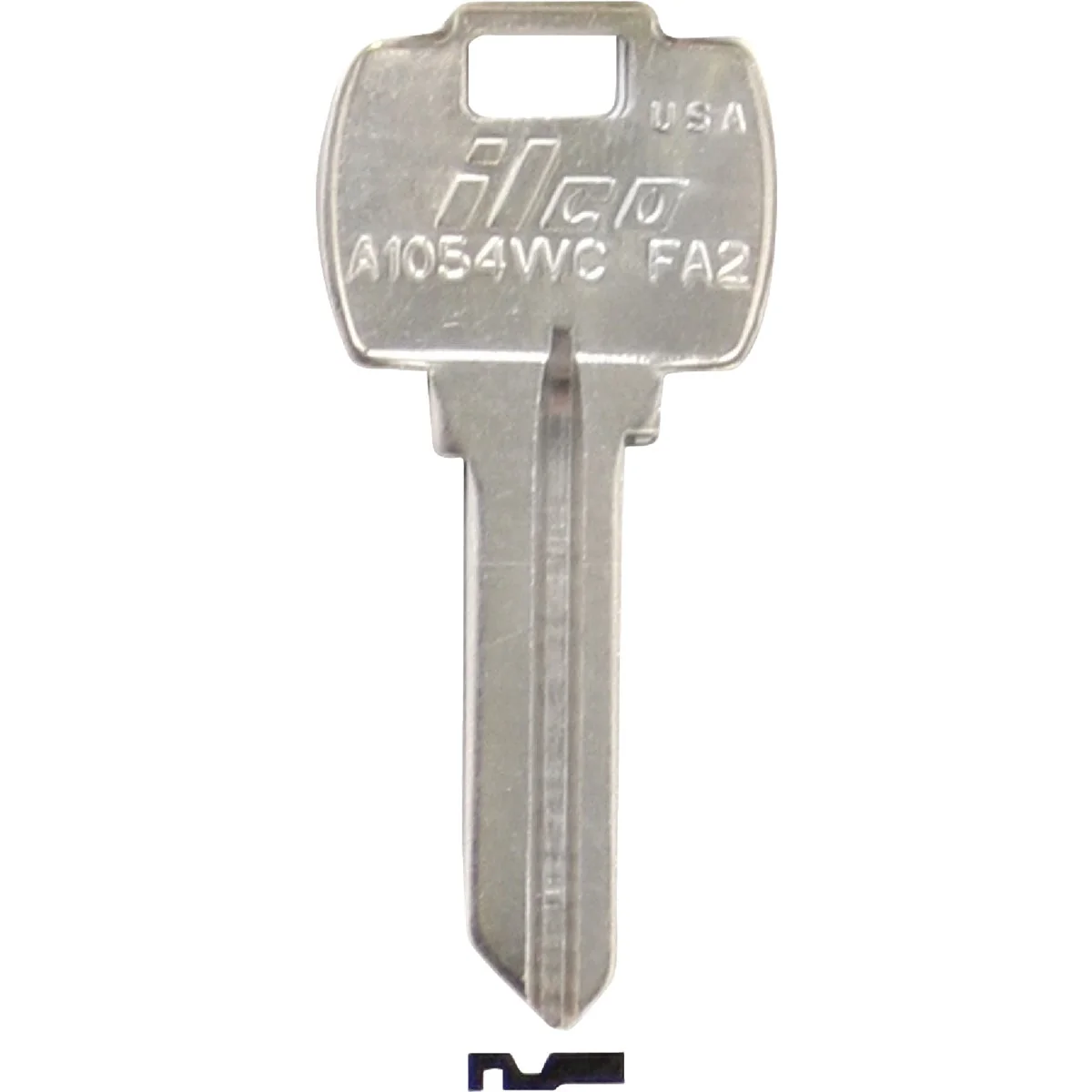 Eco-Friendly ILCO Falcon Nickel Plated House Key FA2 10-Pack Healthy