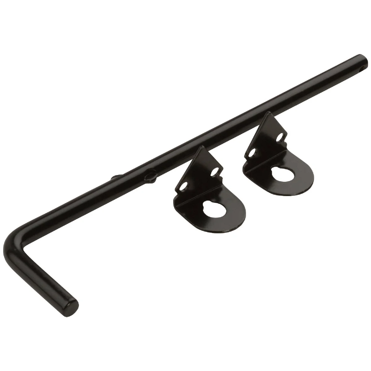 Original Design National 12 In. L. x 1 2 In. Dia. Black Steel Cane Bolt Safe