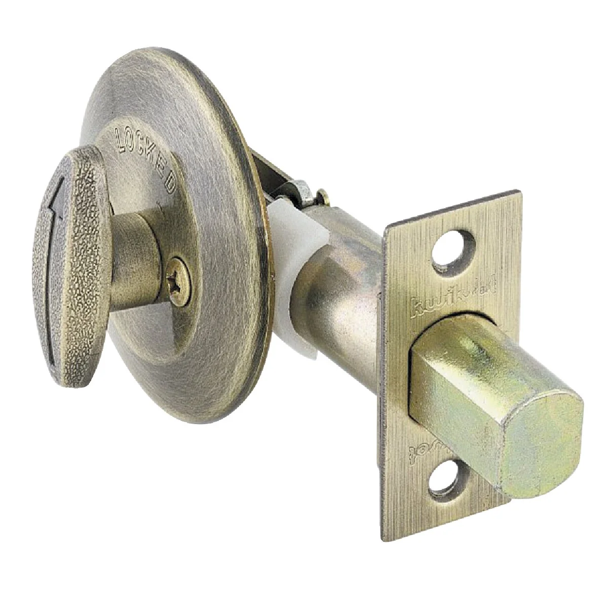 High-End Kwikset Plus Antique Brass Single Sided Deadbolt High-Performance